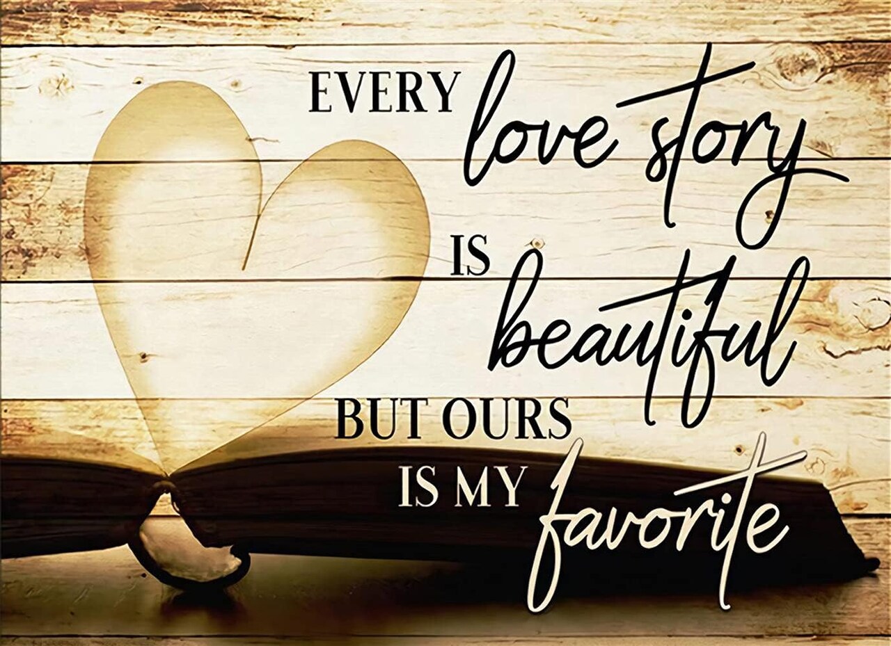 Romantic Quote Diamond Painting Kits (Love story diamond painting) 11.81 x 3.94 x 1.18 inches